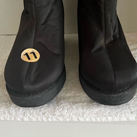 New Unworn Kate Spade Black Cagney New York Puffer Boots Sz 11 - Picture 8 of 10